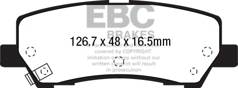 EBC Brakes Yellowstuff 4000 Series Street – DP43041R