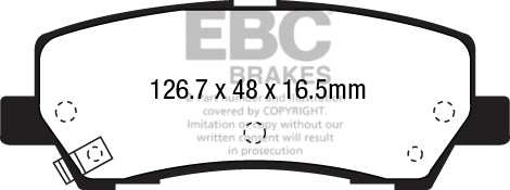 EBC Brakes Bundle Rear 320mm GD Discs with Yellowstuff Pads PD13KR645 - Performance HQ - United Kingdom