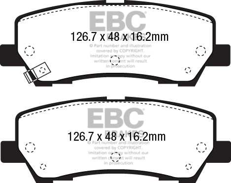 EBC Brakes Bundle Rear 320mm GD Discs with Bluestuff Pads PD14KR664 - Performance HQ - United Kingdom