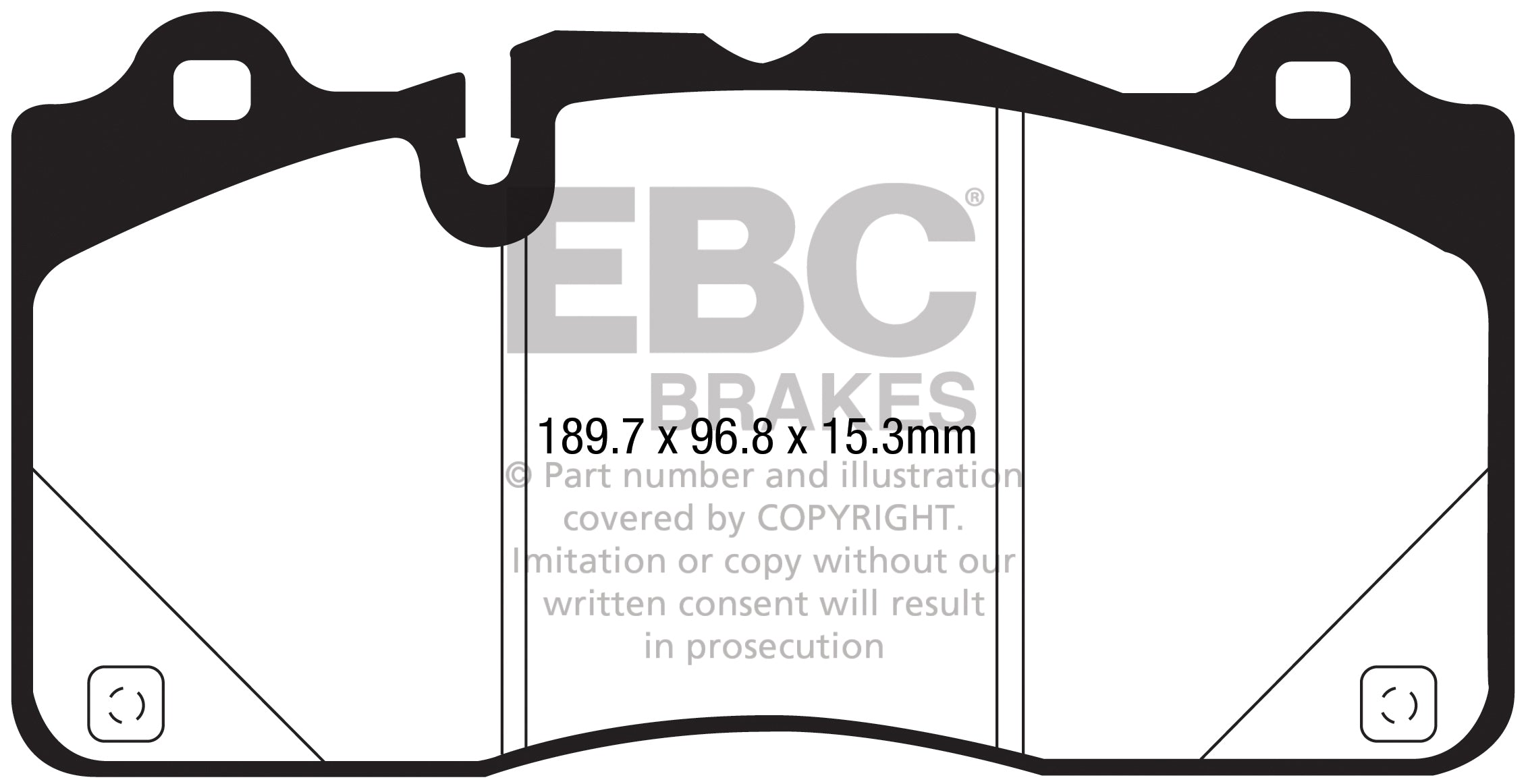 EBC Brakes Yellowstuff 4000 Series Street – DP43050R