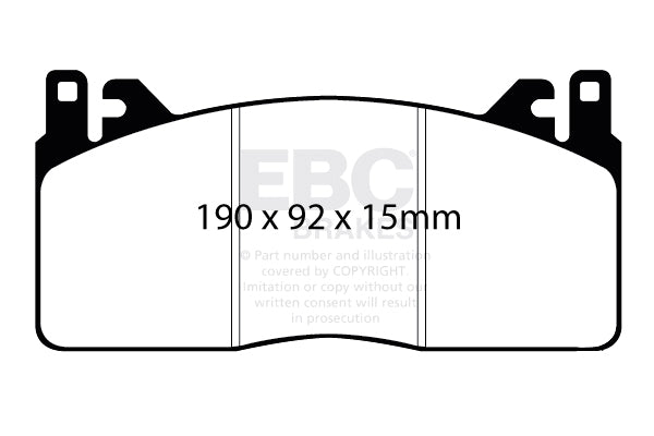 EBC Brakes Racing RP-X Track and Race Brake Pads – DP83055RPX