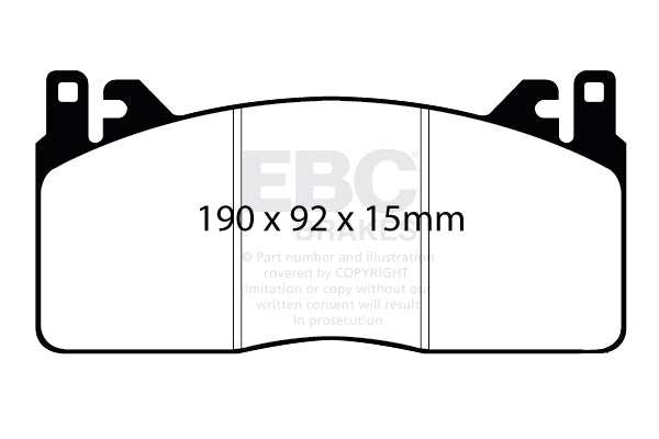 EBC Brakes Racing RP-1 Track and Race Brake Pads DP83055RP1 - Performance HQ - United Kingdom