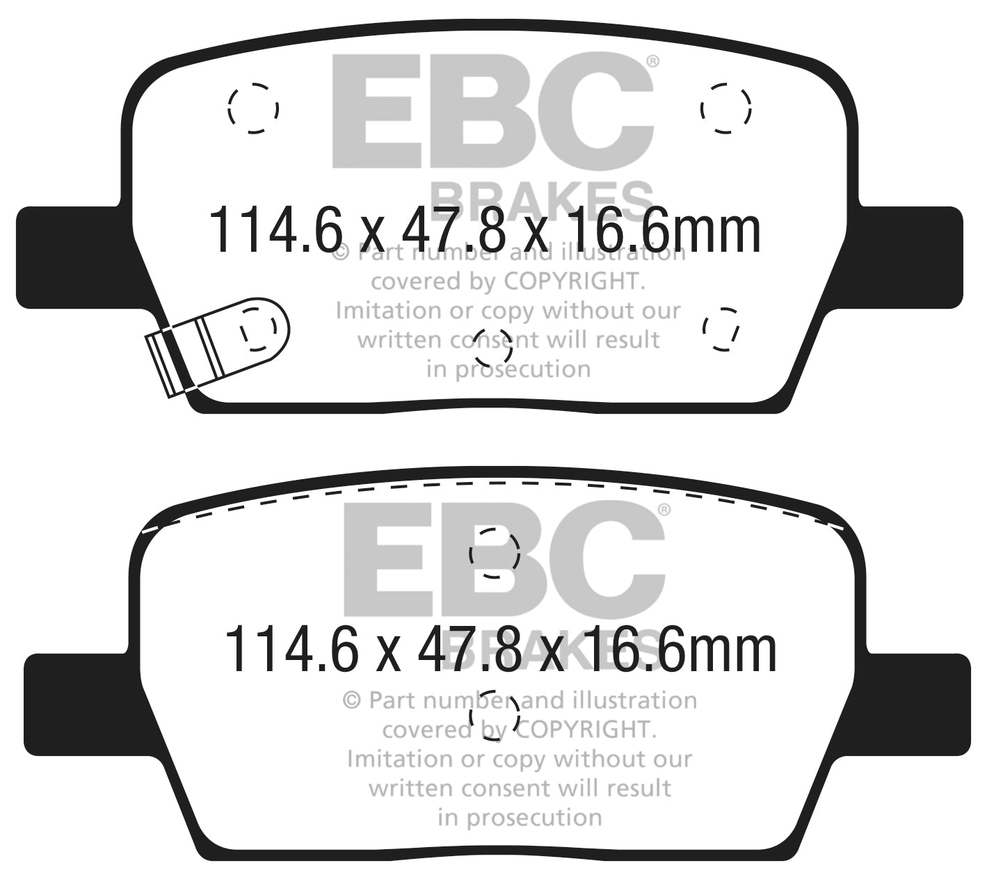 EBC Brakes Yellowstuff 4000 Series Street – DP43064R