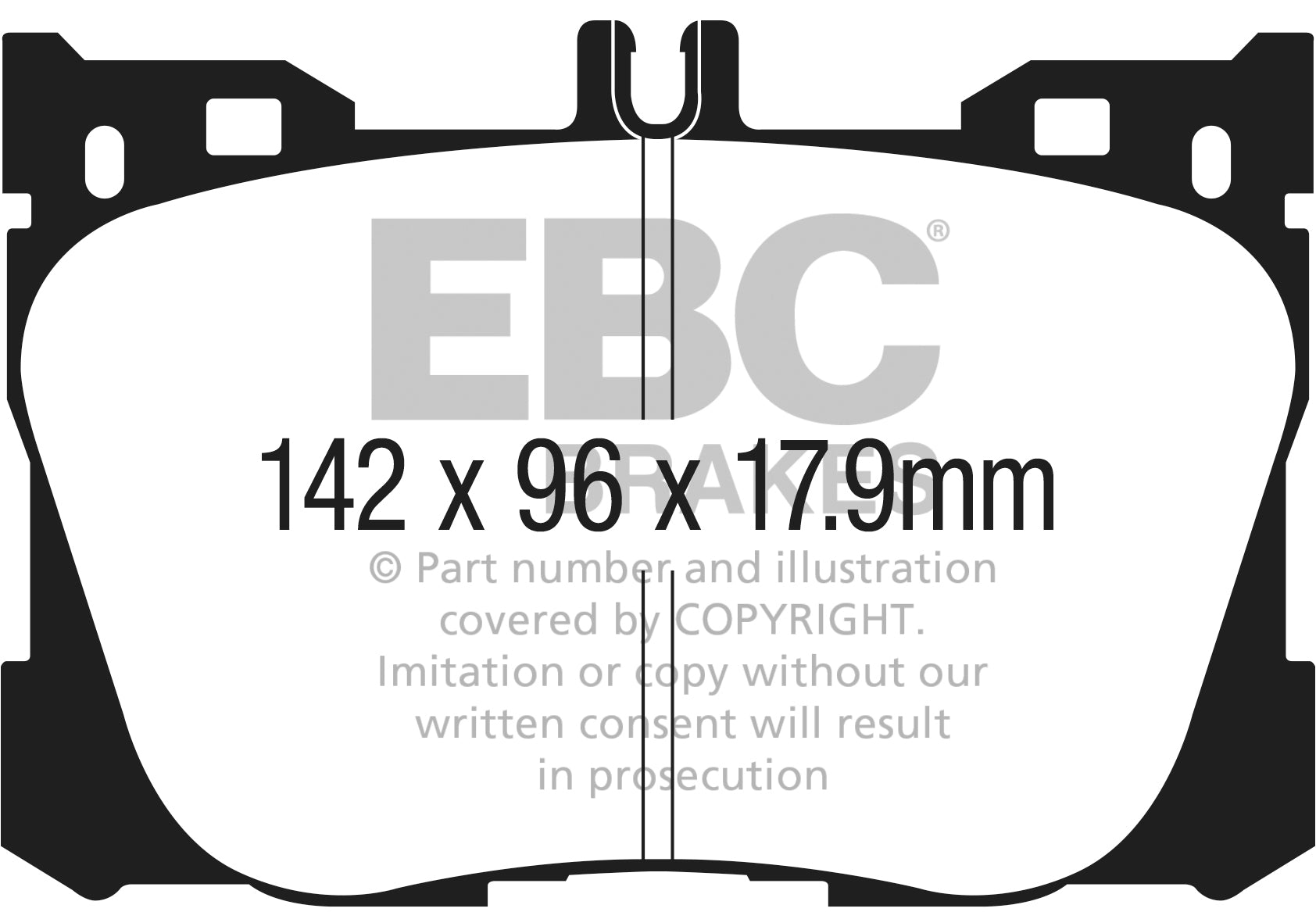 EBC Brakes Yellowstuff 4000 Series Street – DP43064R