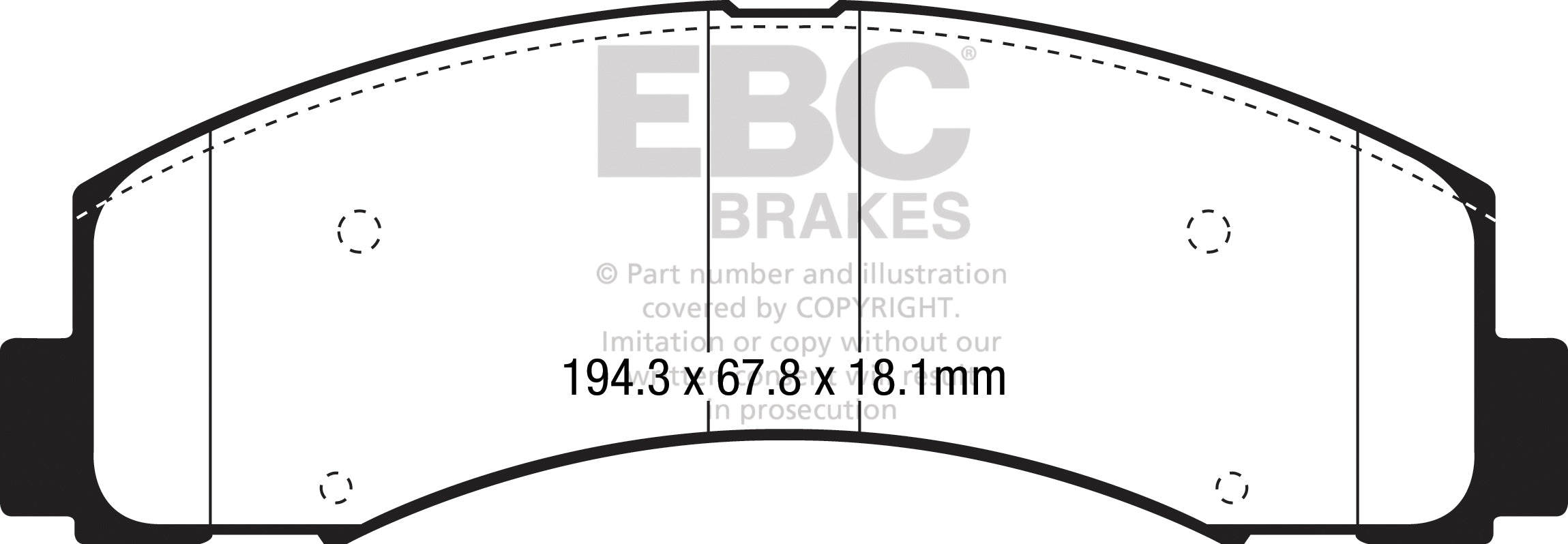 EBC Brakes Yellowstuff 4000 Series Street – DP43085R
