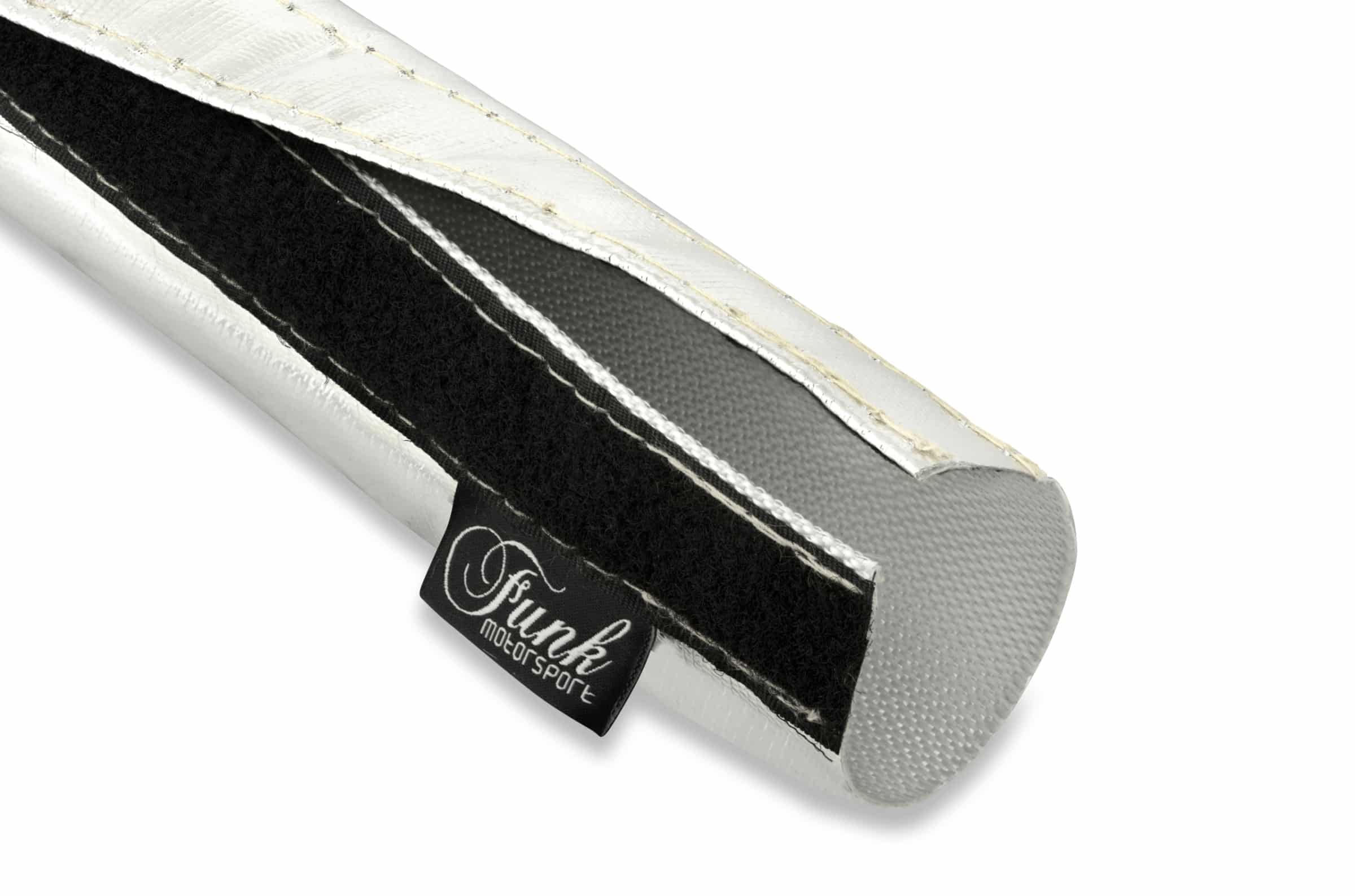 Funk Motorsport Silver Velcro Heat Sleeving