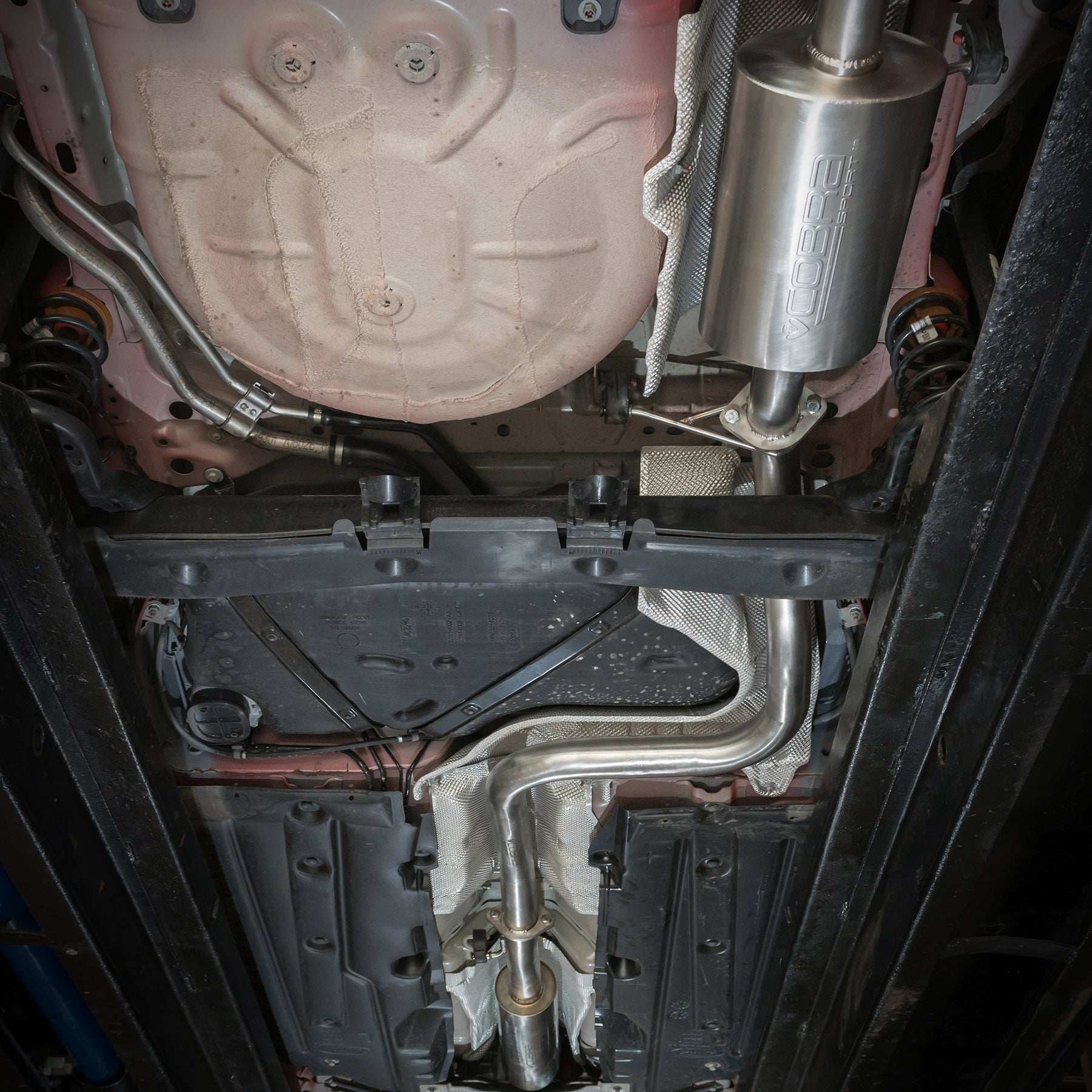 Cobra Sport Ford Fiesta (Mk8) 1L EcoBoost ST-Line (ST Style) Twin Tip Catback Exhaust - Performance HQ - United Kingdom