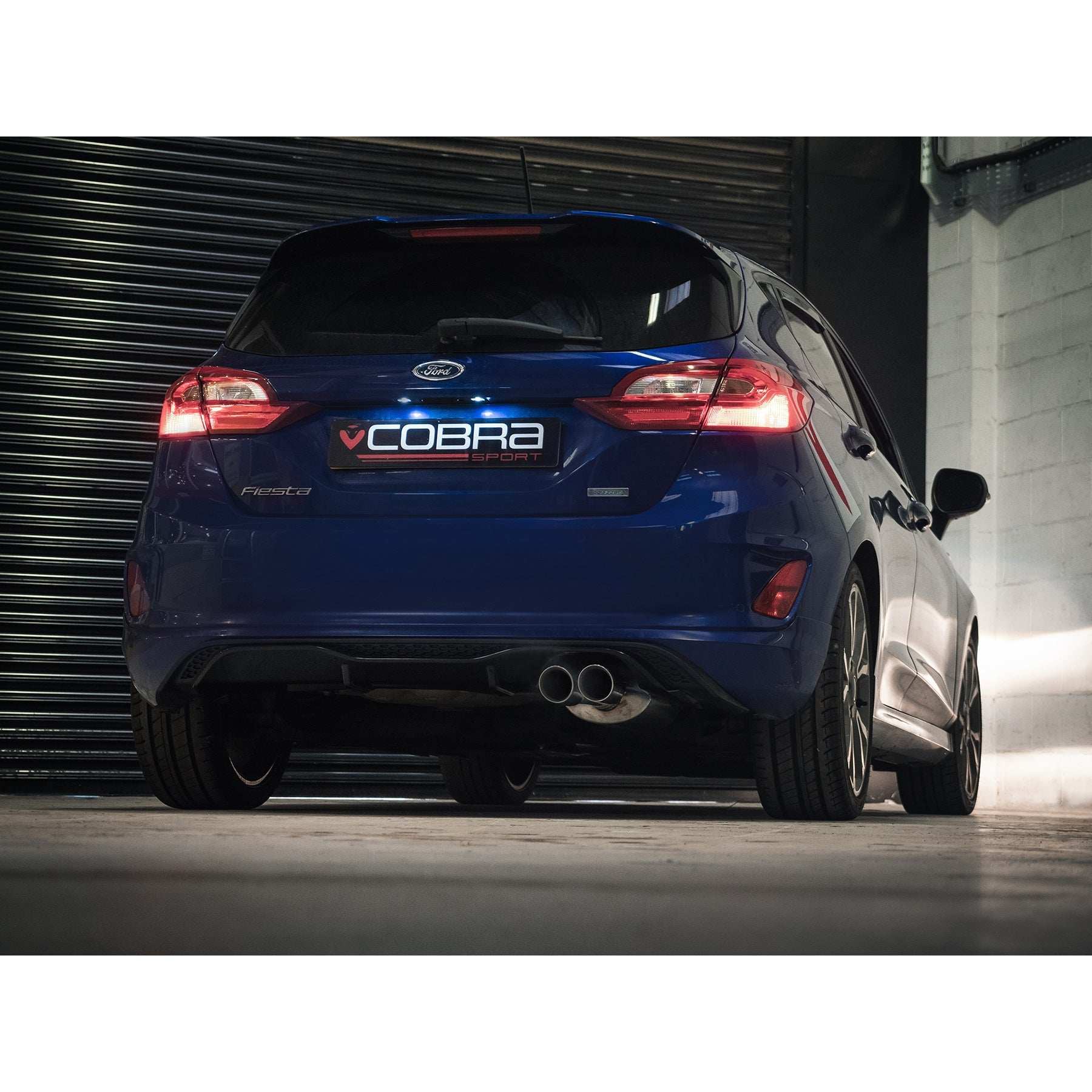 Cobra Sport Ford Fiesta (Mk8) 1L EcoBoost ST-Line (ST Style) Twin Tip Catback Exhaust - Performance HQ - United Kingdom