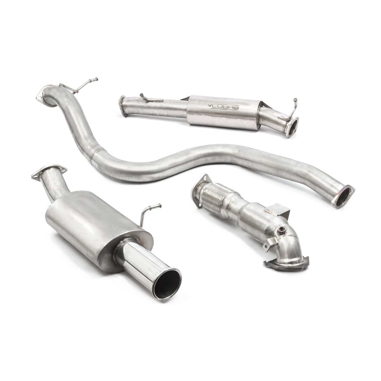 Cobra Sport Ford Fiesta (Mk7) ST 180/200 Turbo Back Exhaust - Performance HQ - United Kingdom