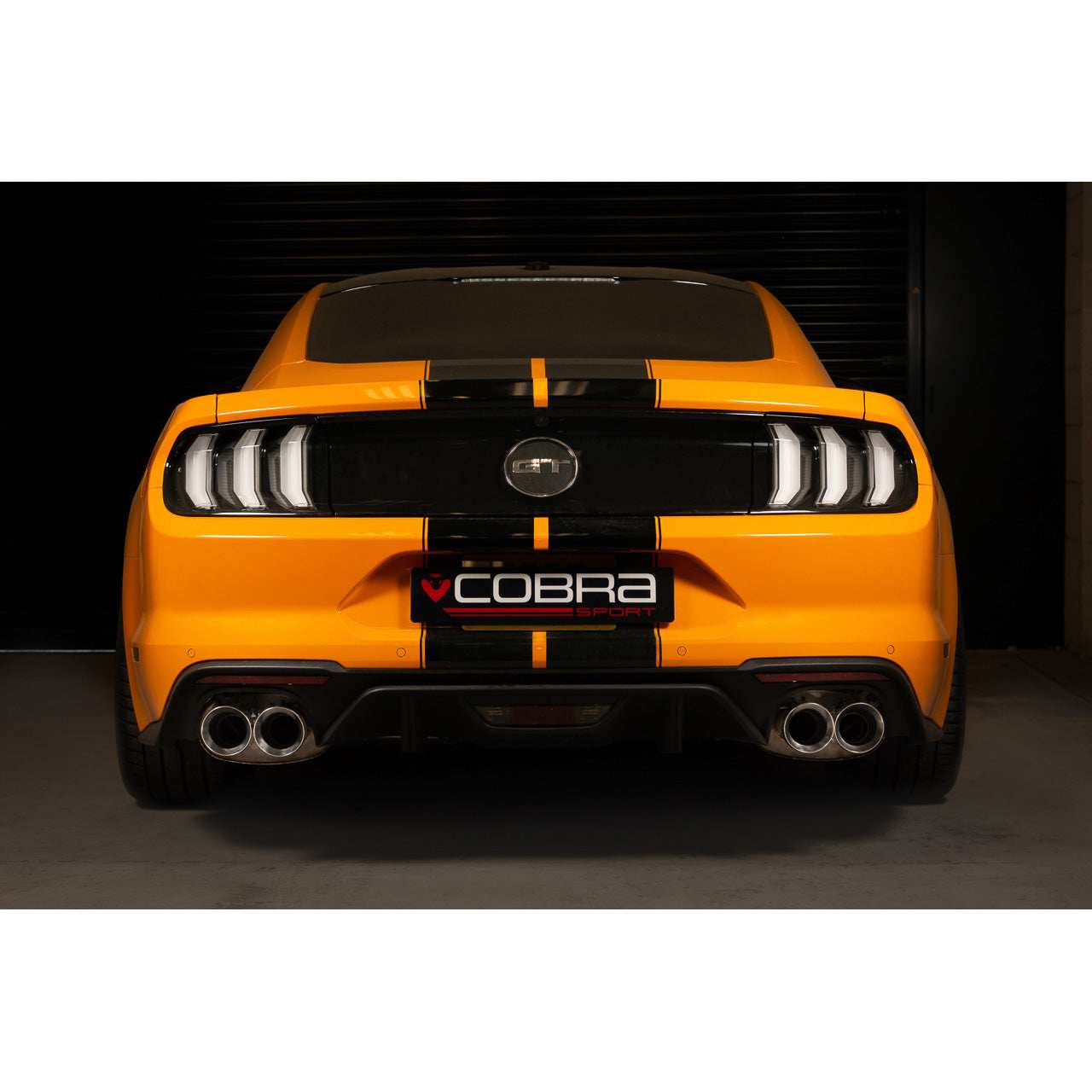 Cobra Sport Ford Mustang 5.0 V8 GT (2018>) Facelift 3 Valved Cat Back Exhaust - Performance HQ - United Kingdom