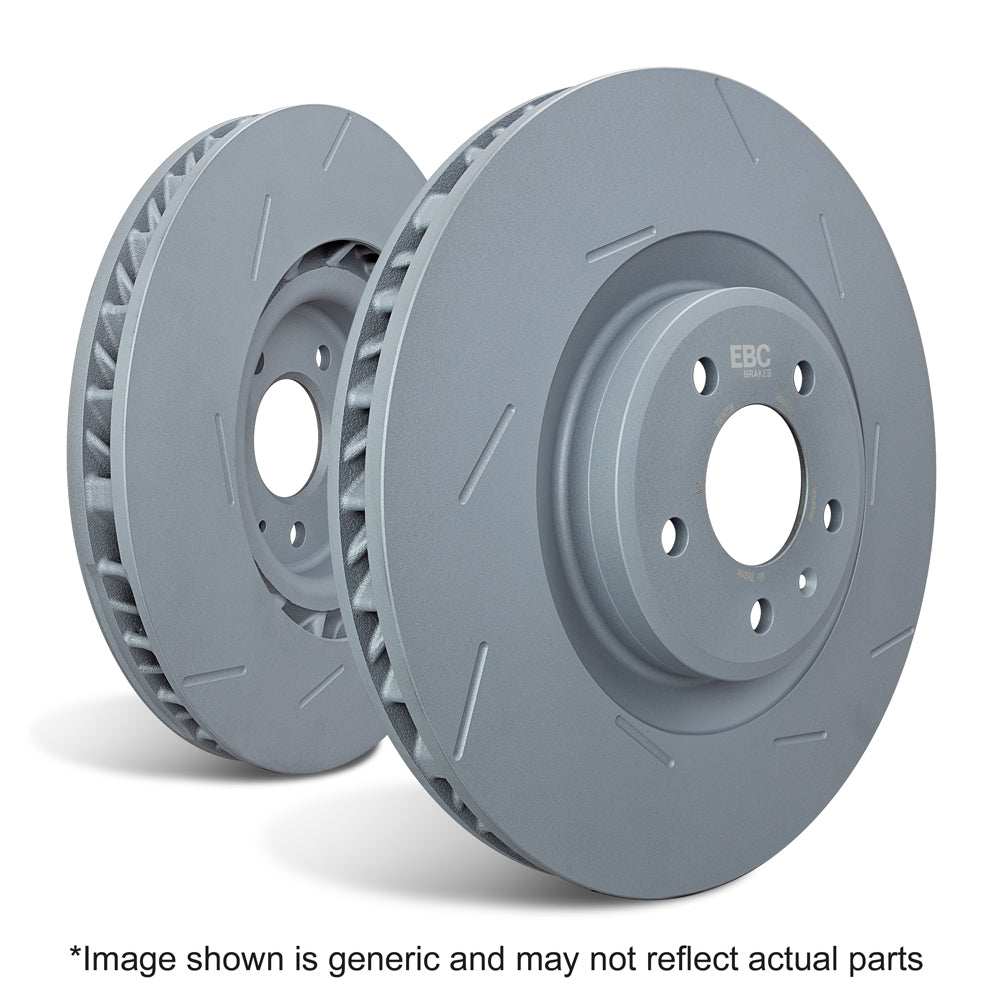 EBC Brakes USR Series Fine Slotted Disc Rotors (Pair) (USR2-2057) - Performance HQ - United Kingdom