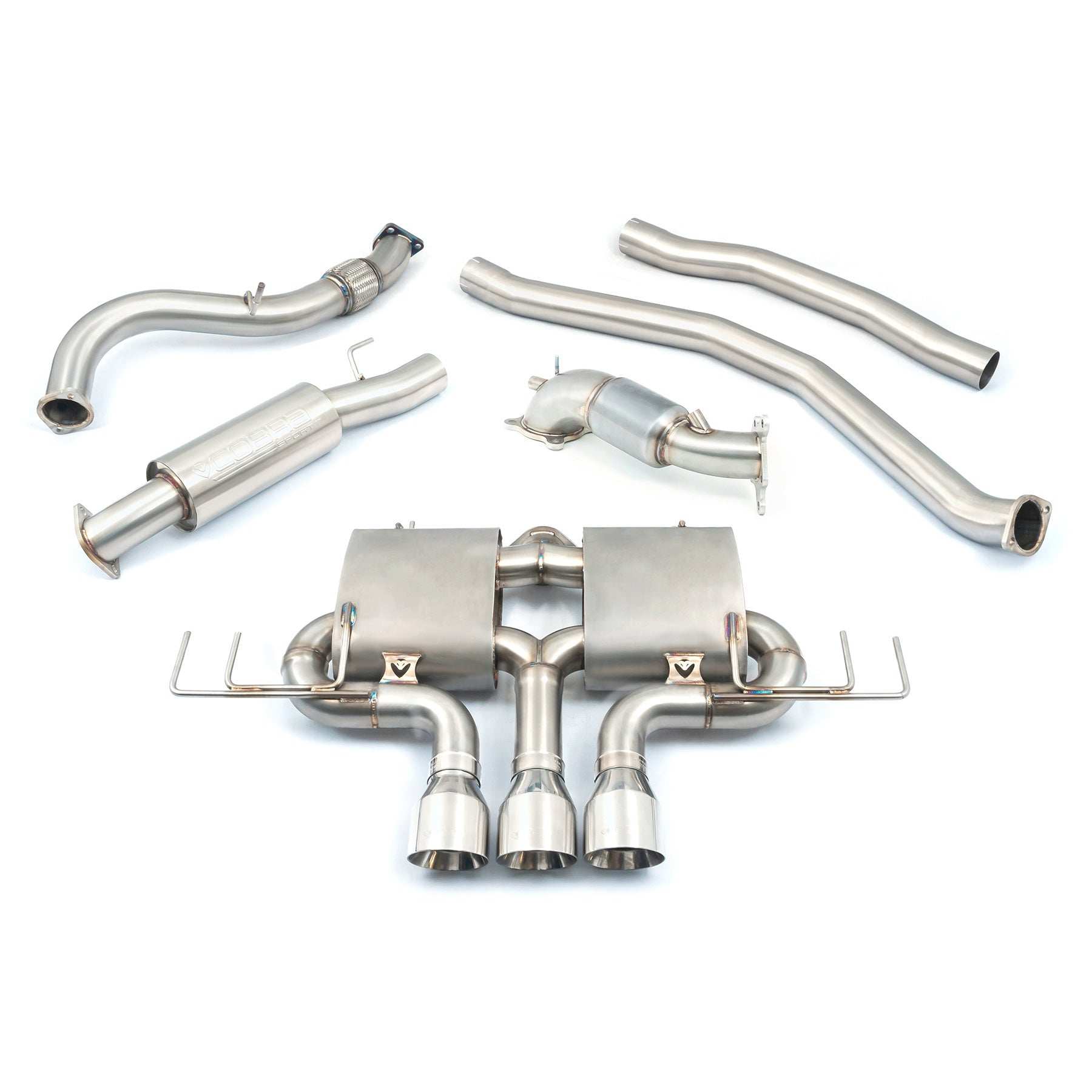 Cobra Sport Honda Civic Type R (FK8) RHD (Pre-GPF) Turbo Back Exhaust - Performance HQ - United Kingdom