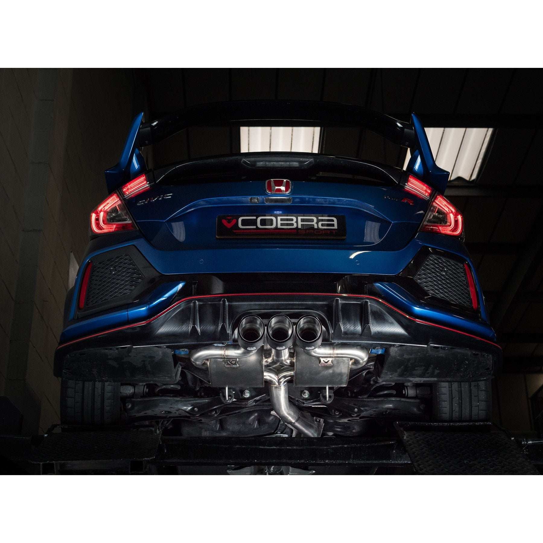 Cobra Sport Honda Civic Type R (FK8) RHD (Pre-GPF) Turbo Back Exhaust - Performance HQ - United Kingdom