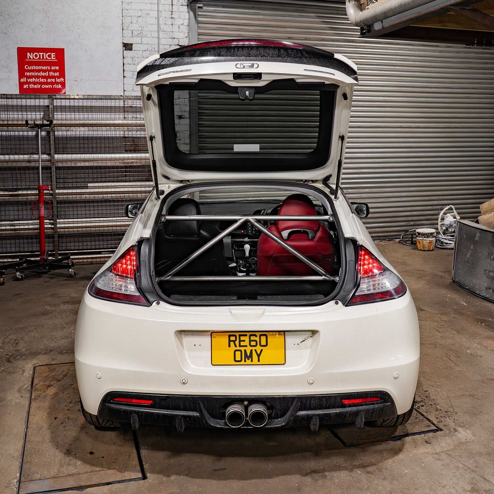 KBrace - Honda CR-Z ZF Rear Strut Brace - Performance HQ - United Kingdom