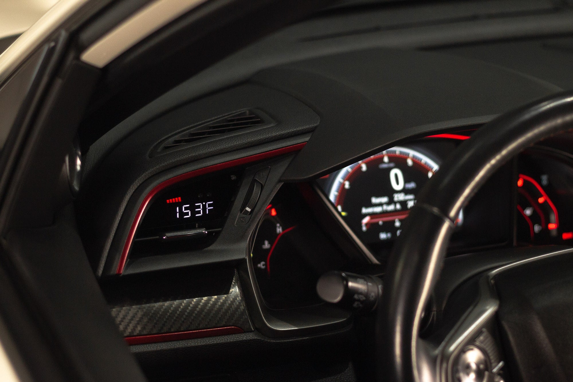 P3 Gauges Honda Civic Type R MK10 (2016-2021) P3 V3 OBD2 Boost Gauge – 3P3HC10