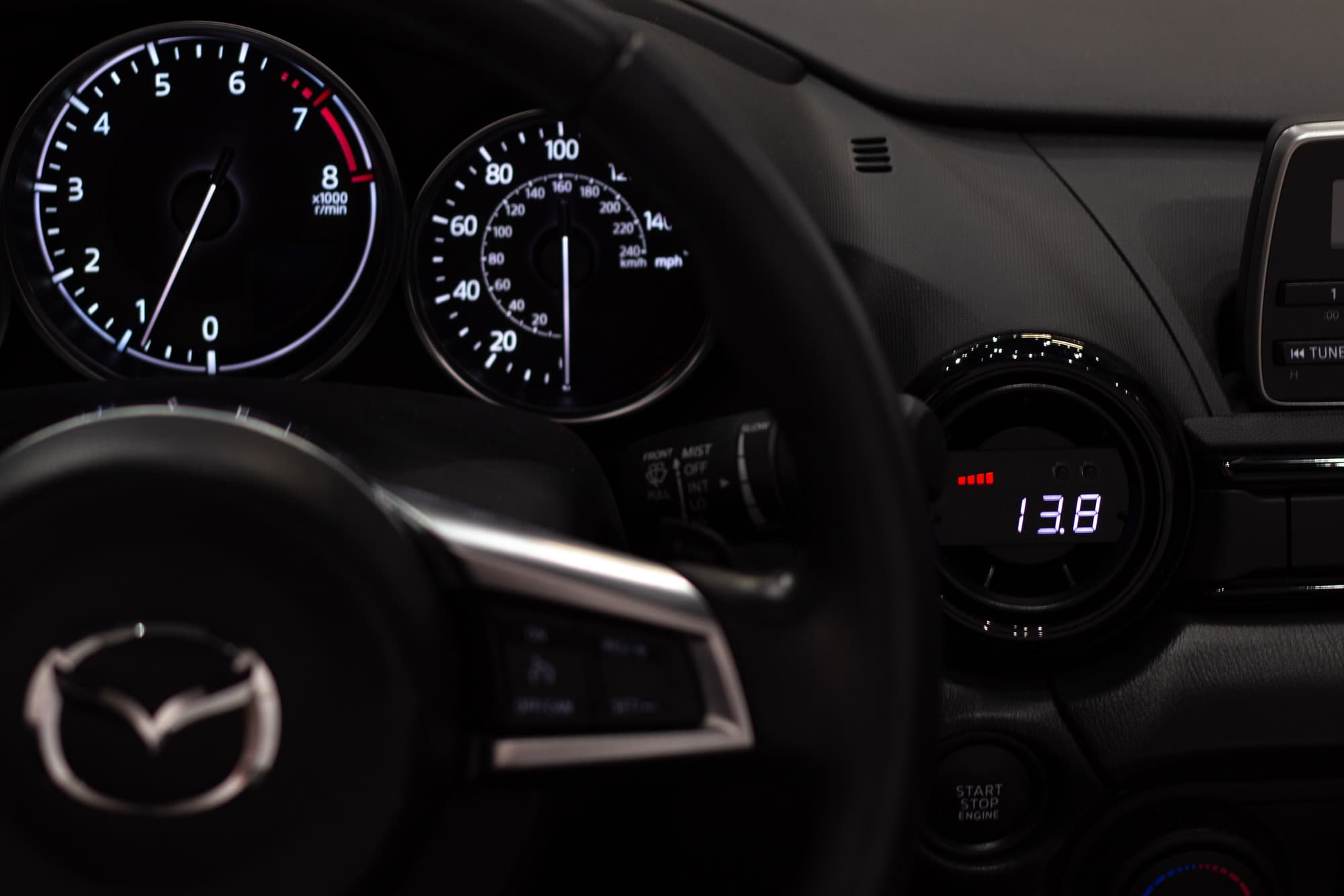 P3 Mazda MX-5 (2015-2019) V3 OBD2 Boost+ Gauge – 3P3MX5D