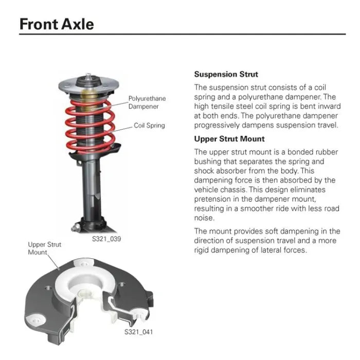 034Motorsport VAG Golf MK5/A3 (8P) Strut Mount Track Density