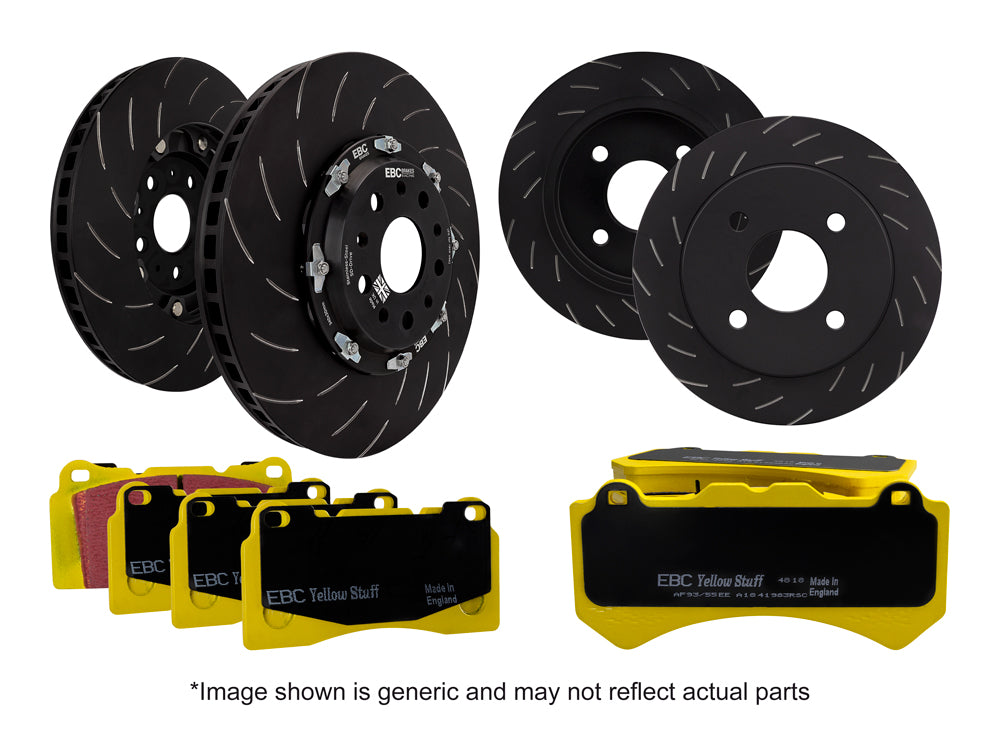 EBC Brakes Yellowstuff Racing Pad and Disc Kit
