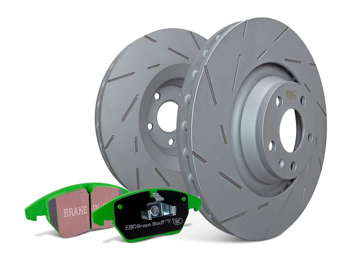 EBC Brakes Bundle Front 380mm USR Discs with Greenstuff 6000 Pads PD06KF798 - Performance HQ - United Kingdom