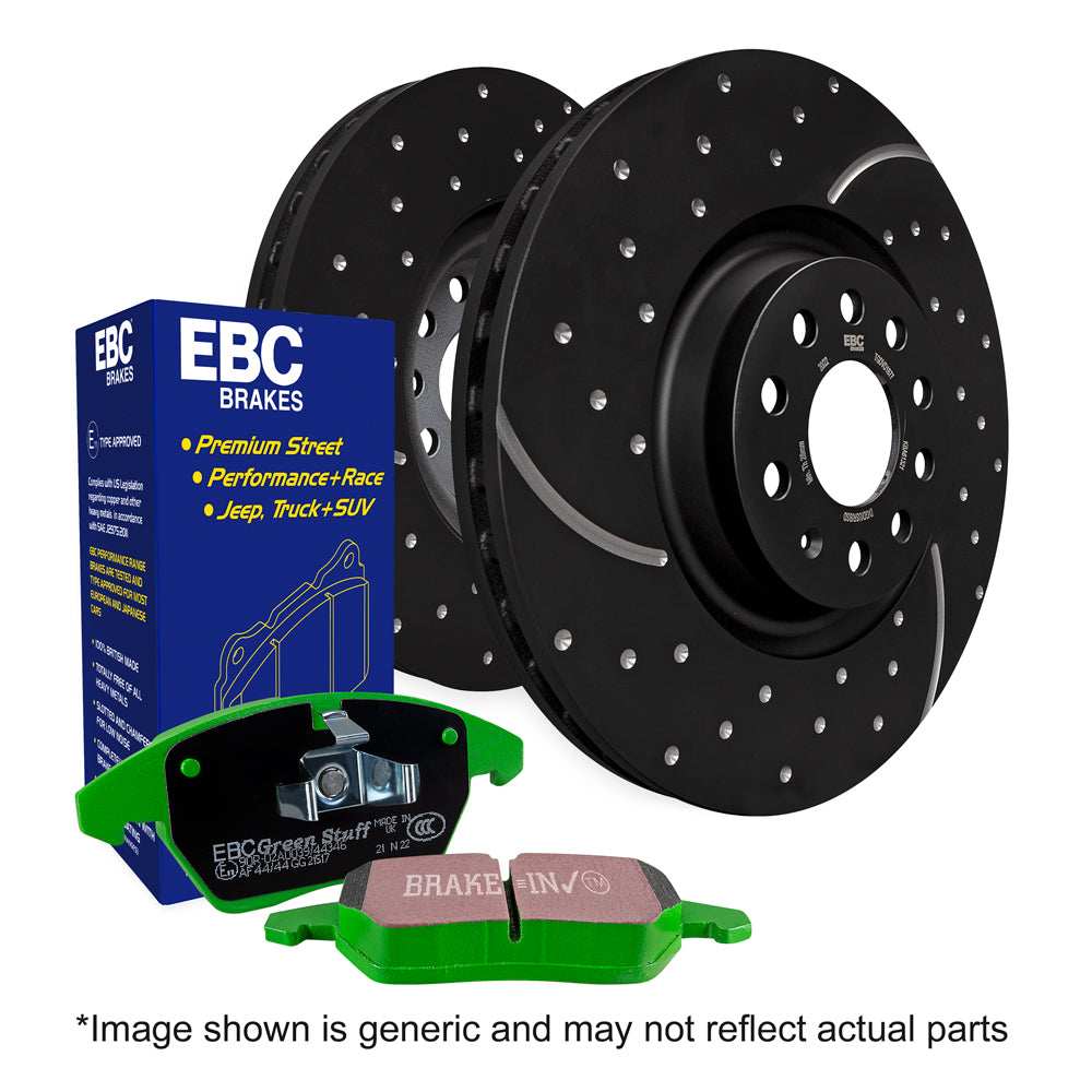 EBC Brakes Brake Pad and Rotor Kit (PD11KF775) - Performance HQ - United Kingdom