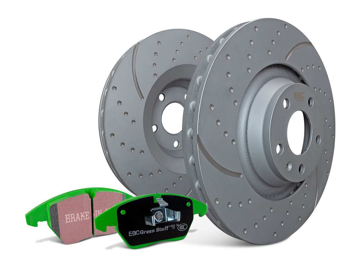 EBC Brakes Bundle Rear 272mm GD Discs with Greenstuff 2000 Pads PD11KR623 - Performance HQ - United Kingdom