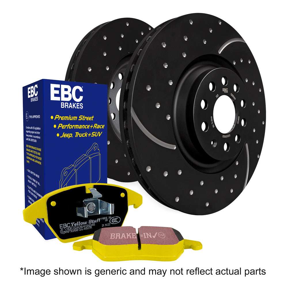 EBC Brakes Brake Pad and Rotor Kit (PD13KF863) - Performance HQ - United Kingdom