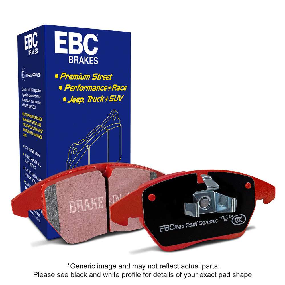 EBC Brakes Redstuff 3000 Series Sport Brake Pad Set (DP33048C) - Performance HQ - United Kingdom