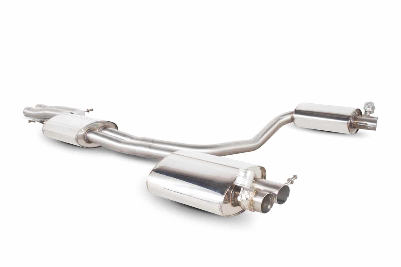 Scorpion Audi RS4 B8 4.2 FSI Quattro Avant RS5 4.2 V8 Coupe Resonated Cat back Exhaust - Performance HQ - United Kingdom