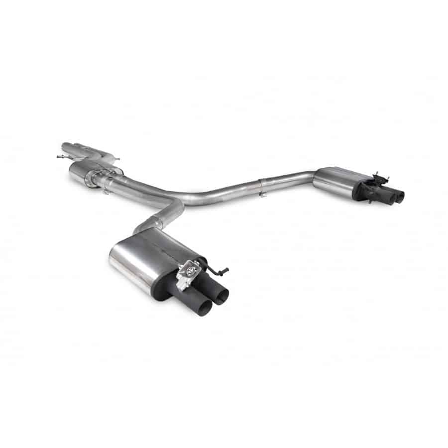 Scorpion Audi RS6 RS7 (C7) Half System with OE Tips