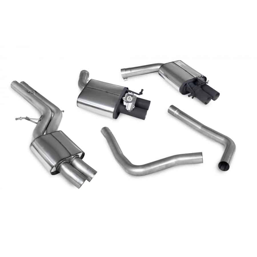 Scorpion Audi RS6 RS7 (C7) Half System with OE Tips