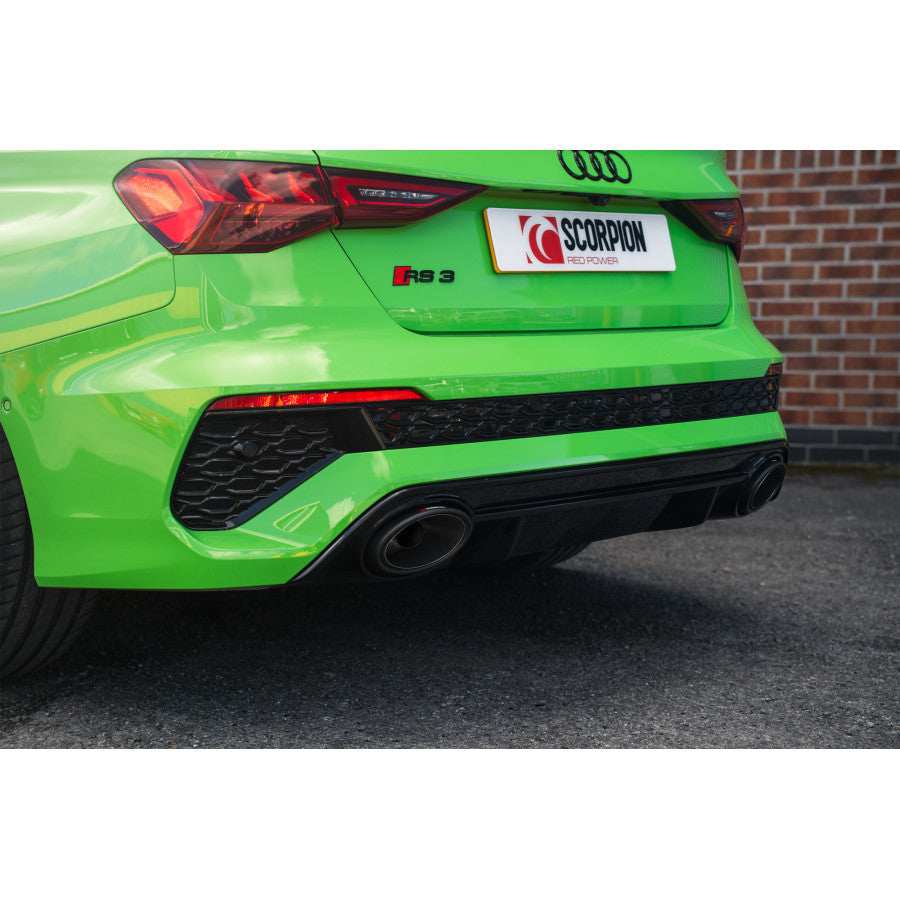 Scorpion Audi RS3 (8Y) Saloon & Sportback Carbon Fibre Exhaust Tips - Performance HQ - United Kingdom