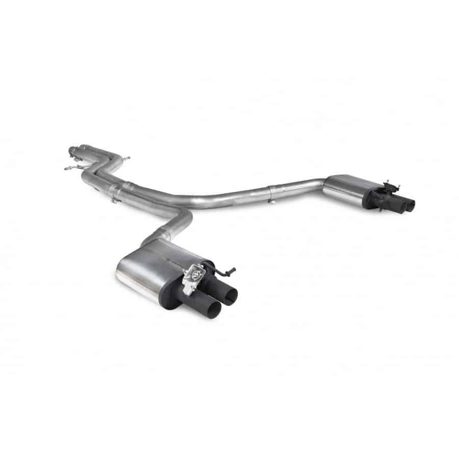 Scorpion Audi RS6 RS7 (C7) Half System with OE Tips
