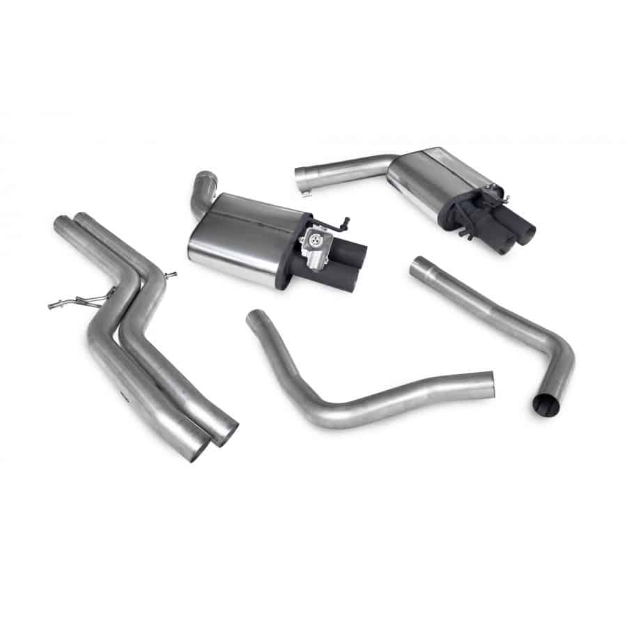 Scorpion Audi RS6 RS7 (C7) Half System with OE Tips