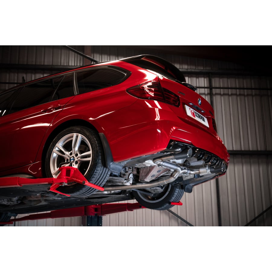 Scorpion BMW 330d 335d (F30 31) & 430d 435d (F32) Dual Exit Non Resonated Half System