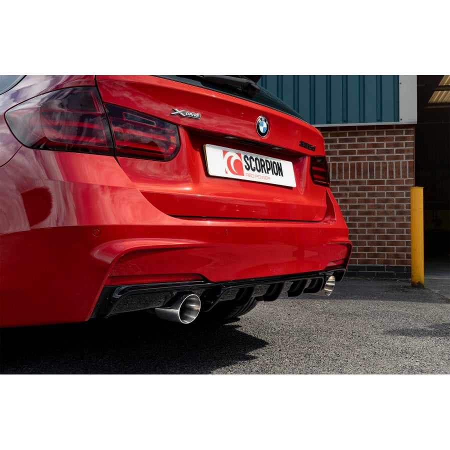 Scorpion BMW 330d 335d (F30 31) & 430d 435d (F32) Dual Exit Non Resonated Half System