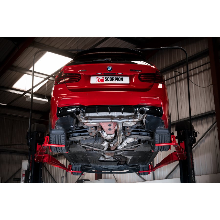 Scorpion BMW 330d 335d (F30 31) & 430d 435d (F32) Dual Exit Non Resonated Half System