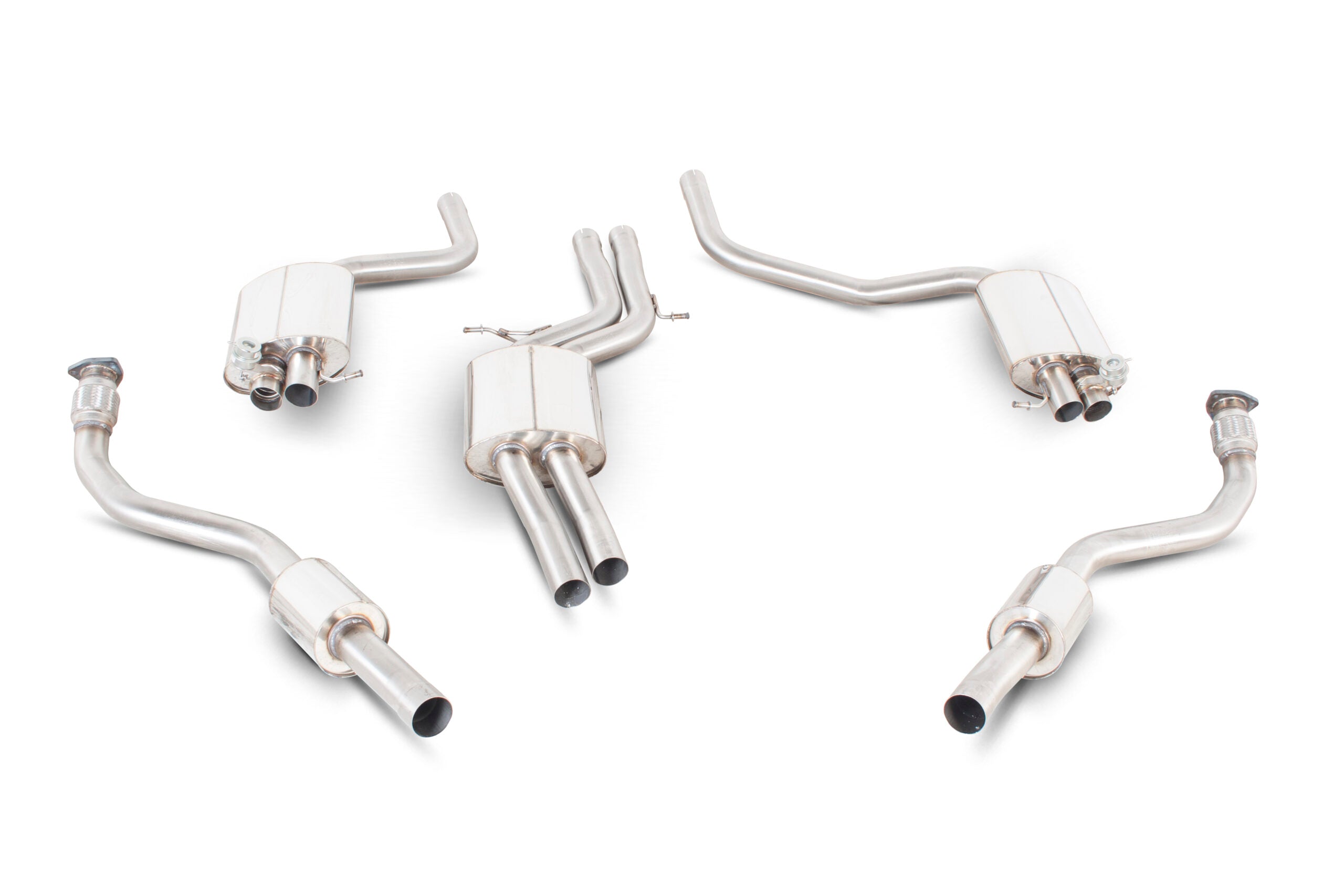 Scorpion Audi RS4 B8 4.2 FSI Quattro Avant RS5 4.2 V8 Coupe Resonated Cat back Exhaust
