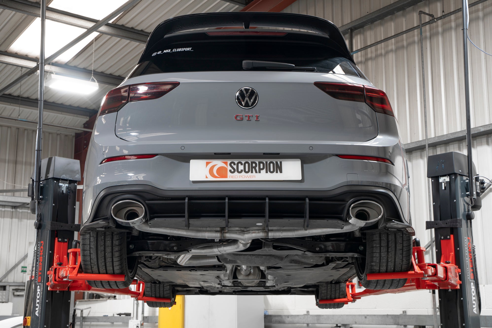 Scorpion Volkswagen Golf Mk8 GTI Clubsport Predator GPF back Exhaust