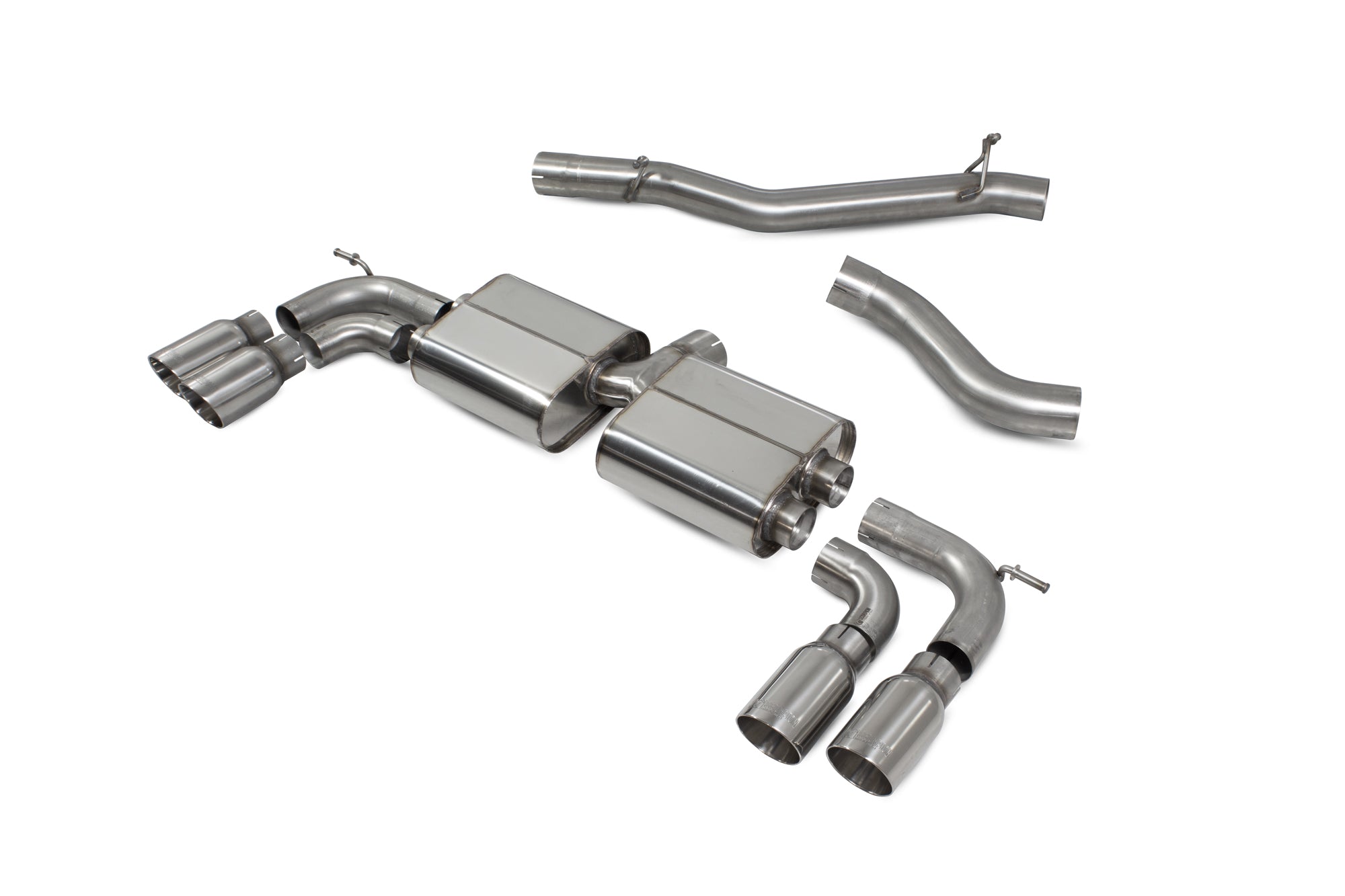Scorpion Volkswagen Golf R MK8 GPF Model Non resonated Cat GPF Back System