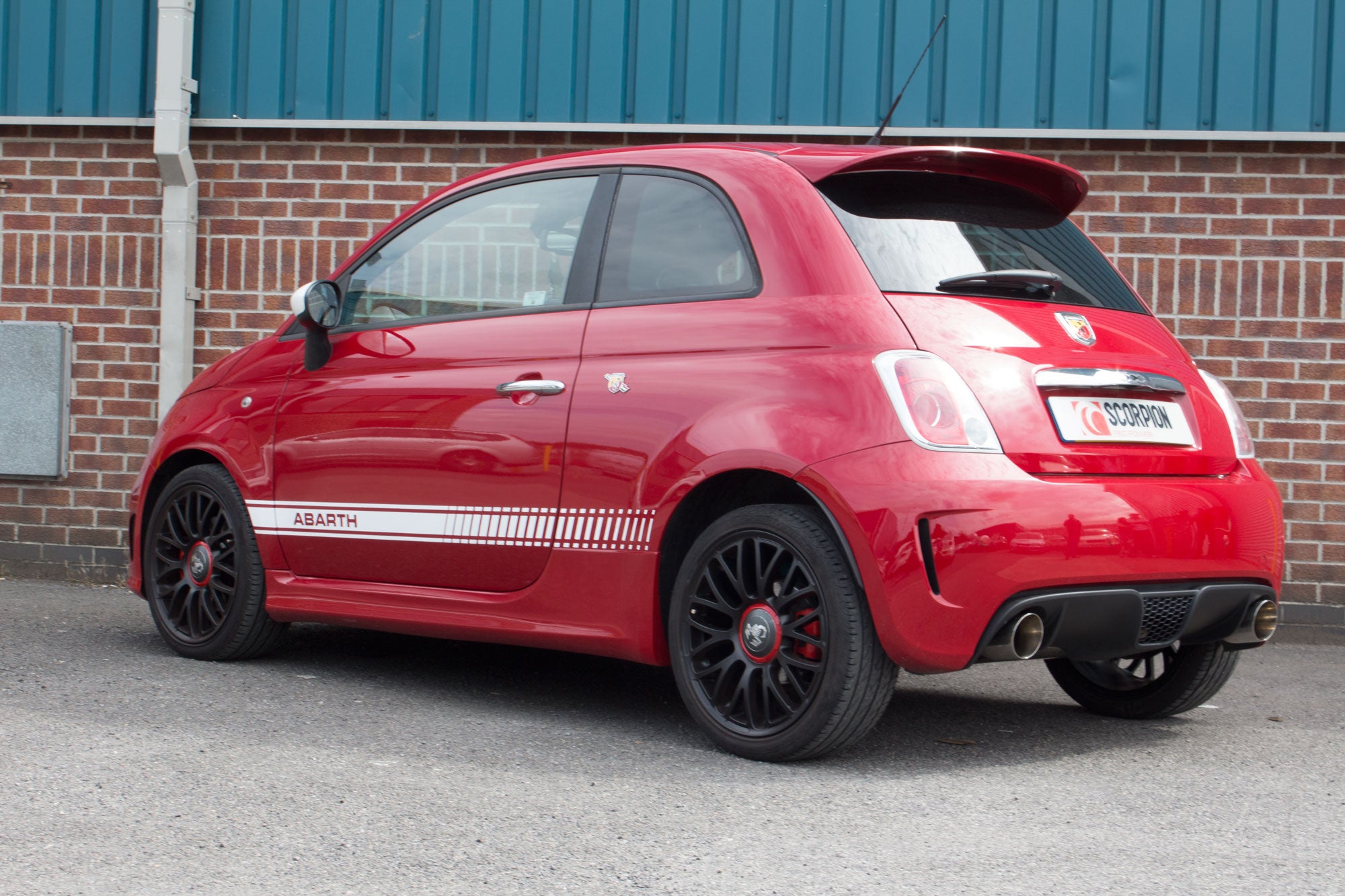 Scorpion Abarth 500 595 1.4 (IHI Garrett Turbo) Cat back Exhaust