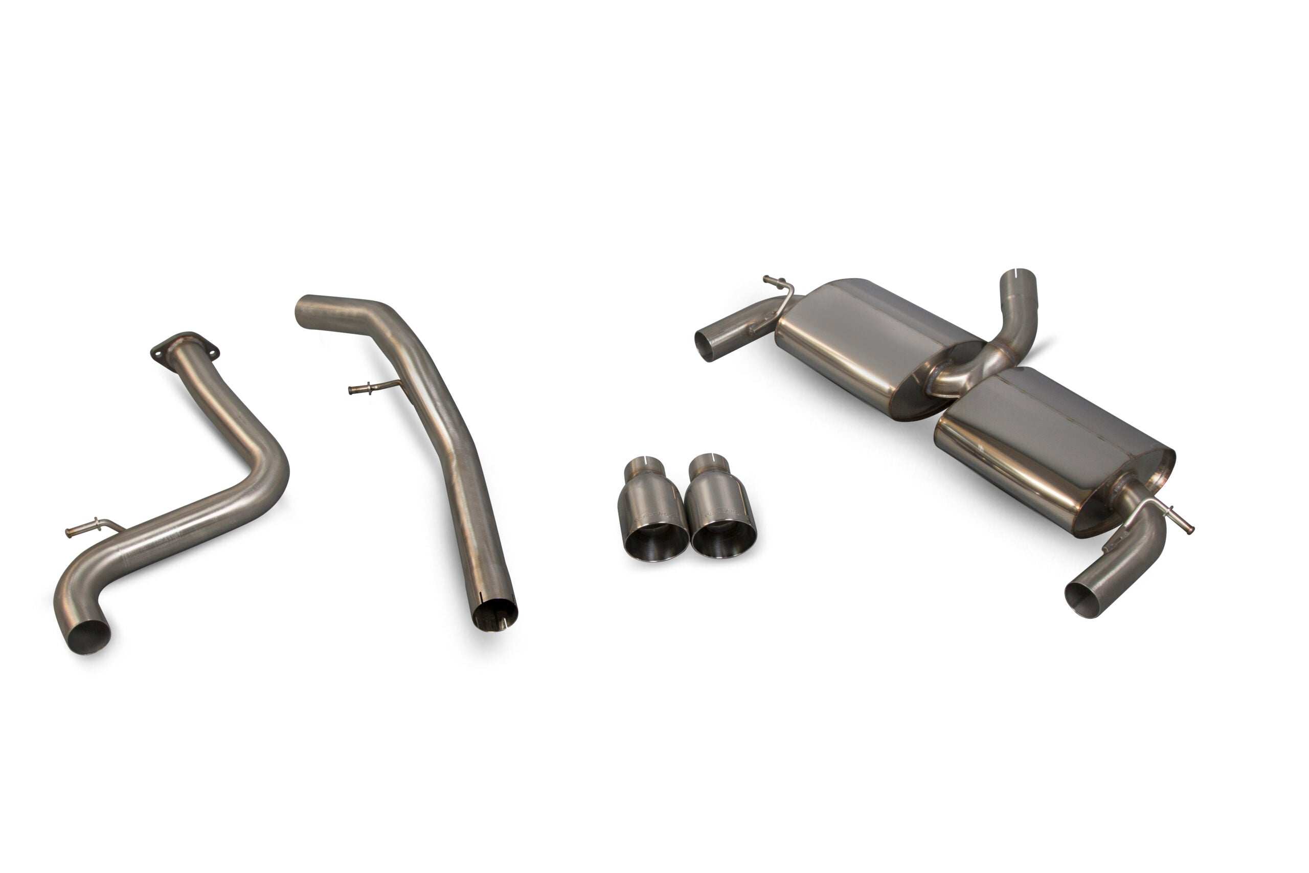 Scorpion Ford Focus MK2 ST 225 2.5 Turbo 63.5mm Cat back Exhaust - Performance HQ - United Kingdom