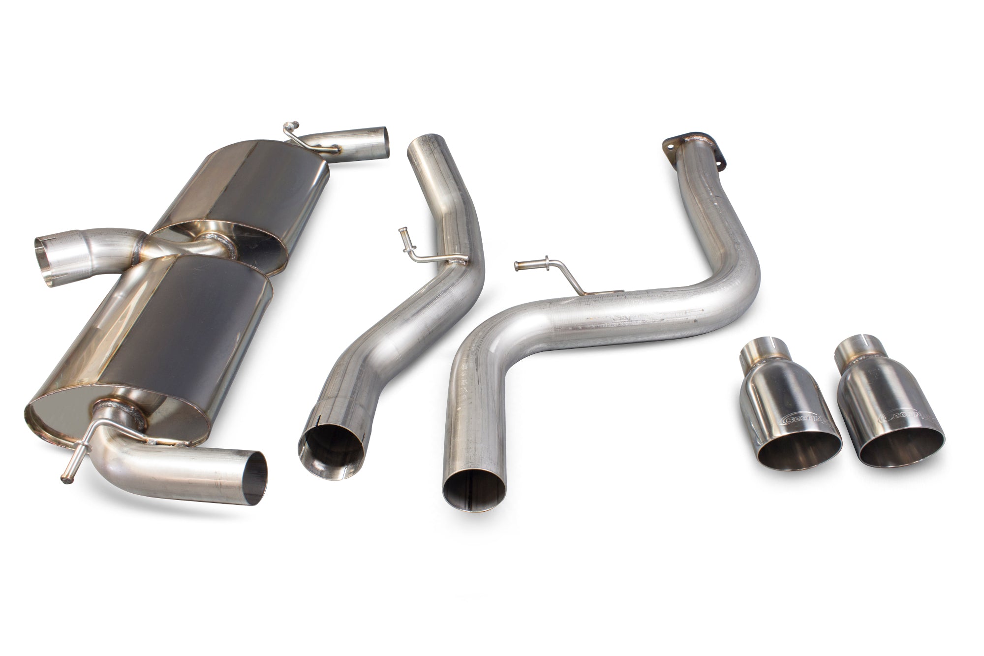 Scorpion Ford Focus MK2 ST 225 2.5 Turbo 80mm Cat back Exhaust