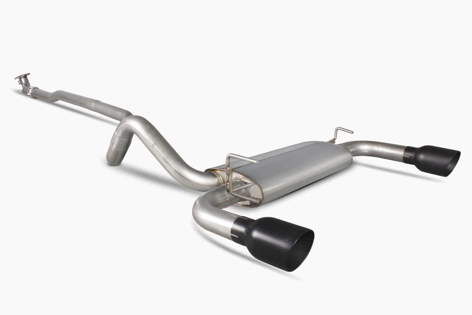 Scorpion Abarth 500 595 1.4 (IHI Garrett Turbo) Cat back Exhaust - Performance HQ - United Kingdom