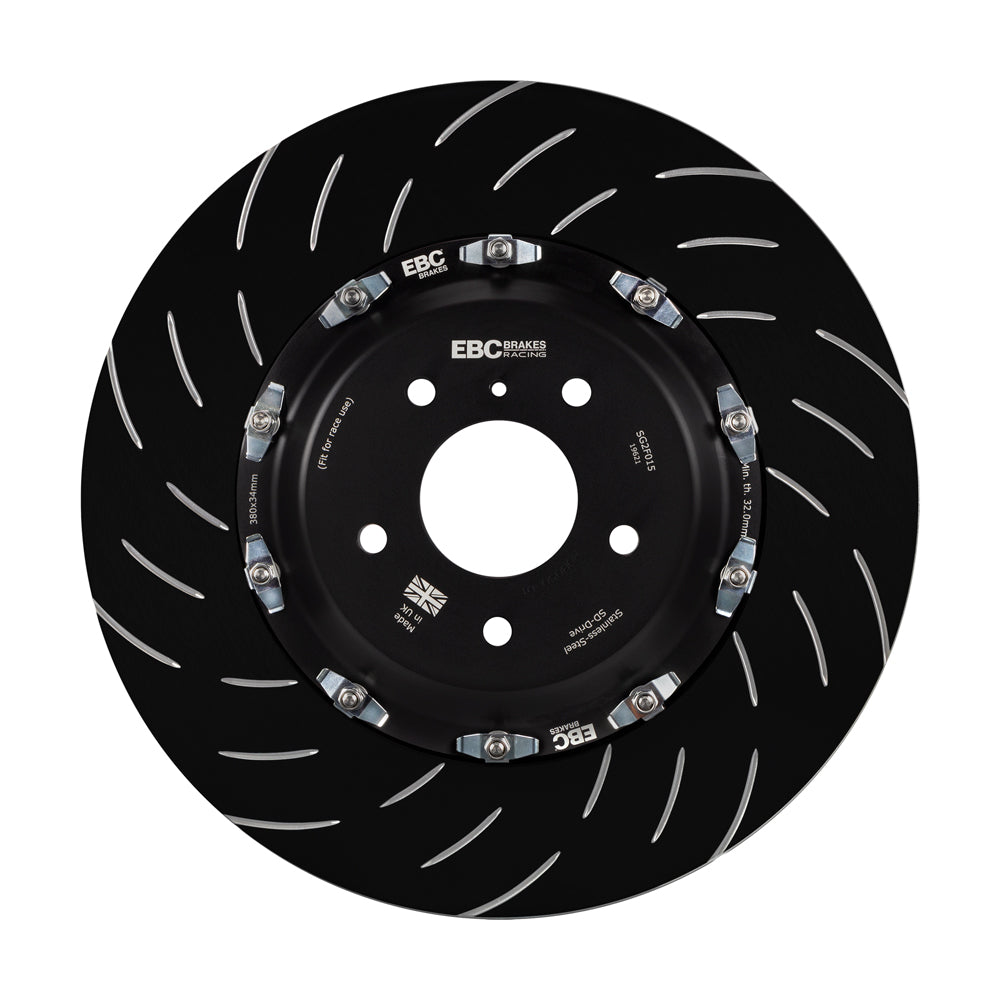 EBC Brakes 380x34mm Front Racing 2-Piece Floating Brake Discs (Pair) – SG2F015
