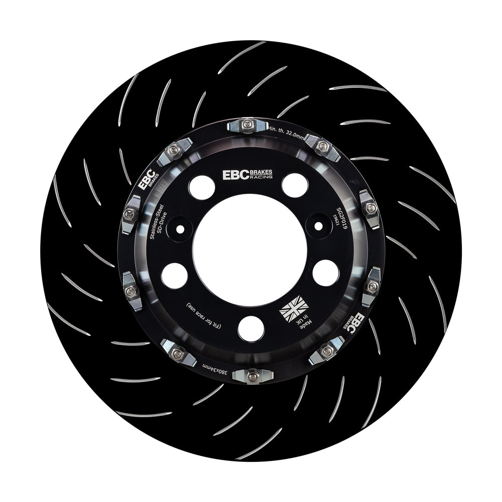 EBC Brakes 380x34mm Front Racing 2-Piece Floating Brake Discs (Pair) – SG2F019