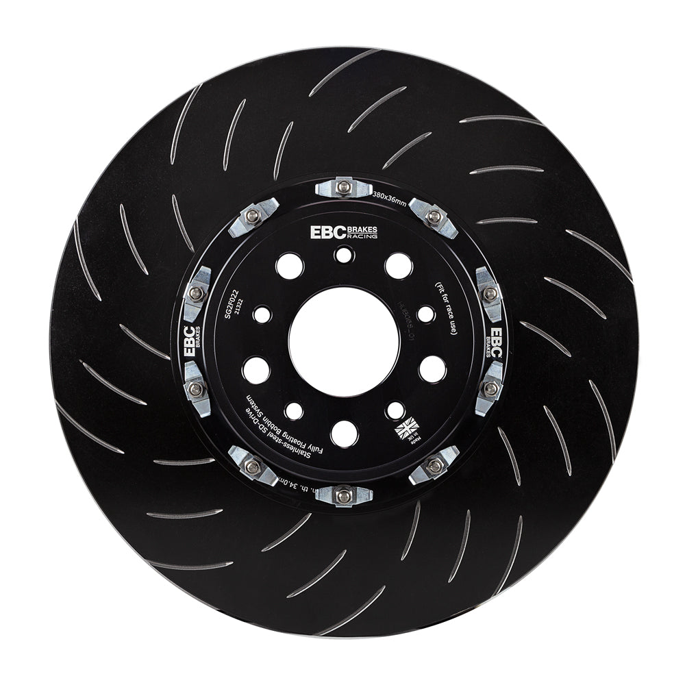 EBC Brakes 380x36mm Front Racing 2-Piece Floating Brake Discs (Pair) – SG2F022