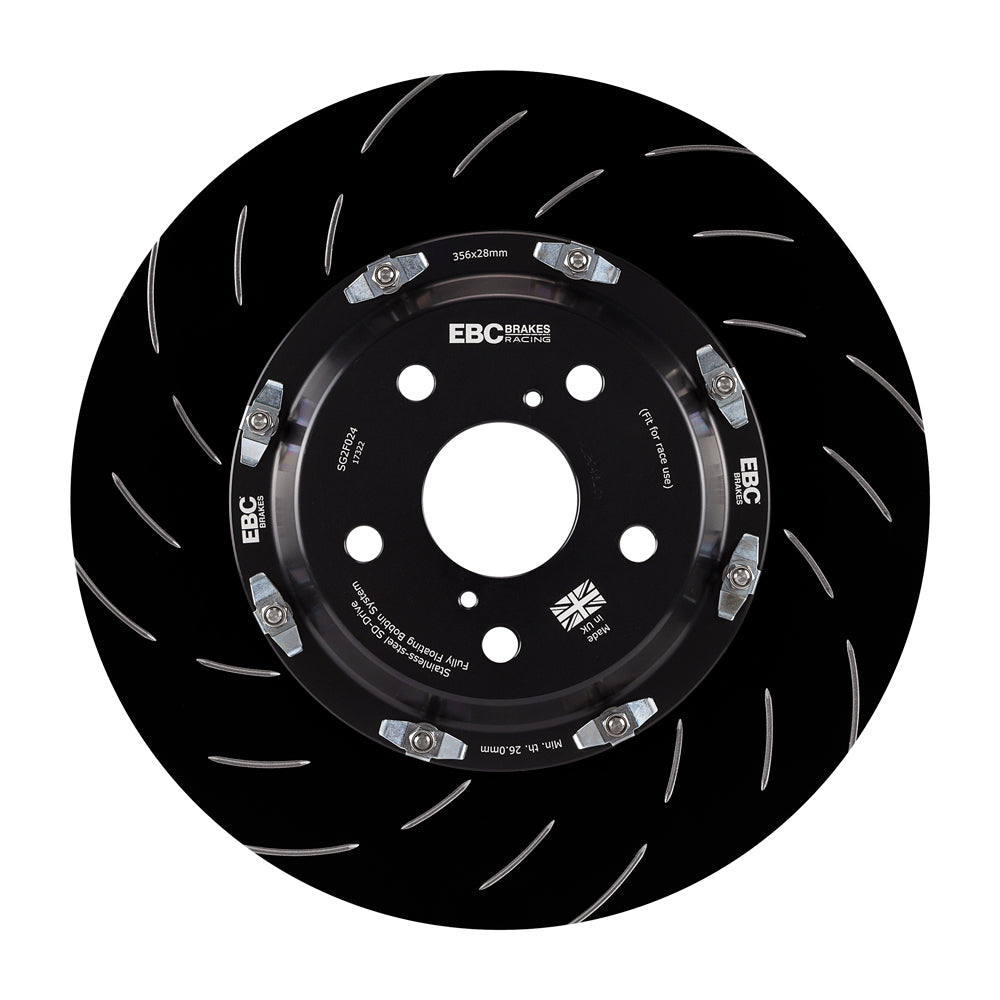 EBC Brakes 356x28mm Front Racing 2-Piece Floating Brake Discs (Pair) – SG2F024