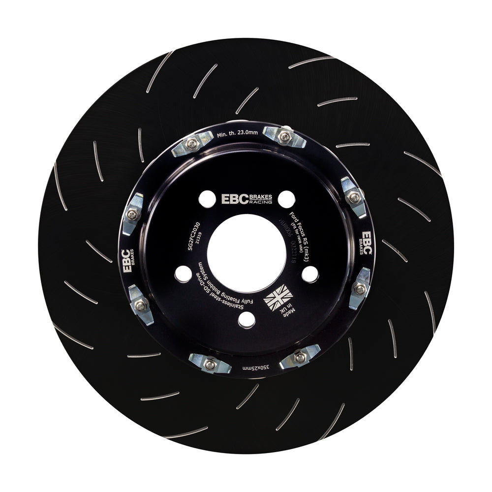 EBC Brakes 350x25mm Front Racing 2-Piece Floating Brake Discs (Pair) – SG2FC2030