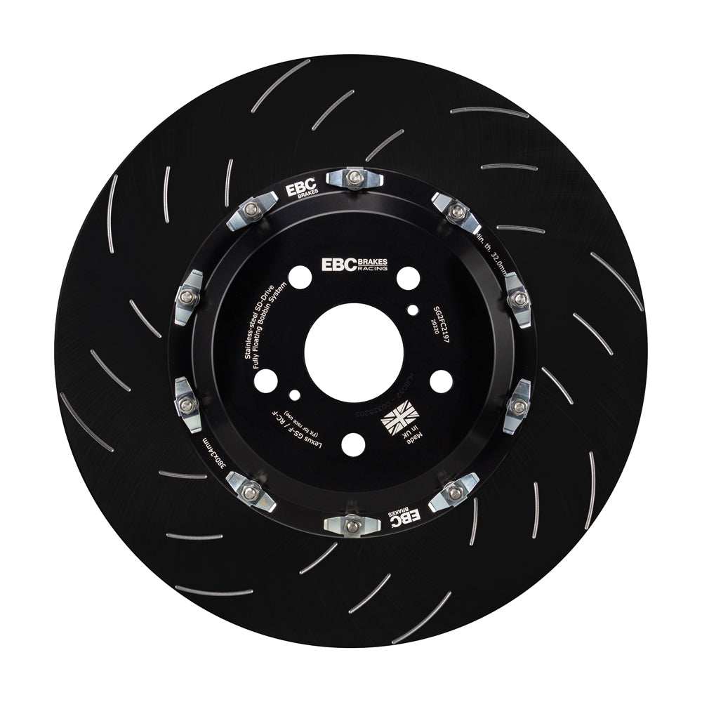 EBC Brakes 380x34mm Front Racing 2-Piece Floating Brake Discs (Pair) SG2FC2197 - Performance HQ - United Kingdom