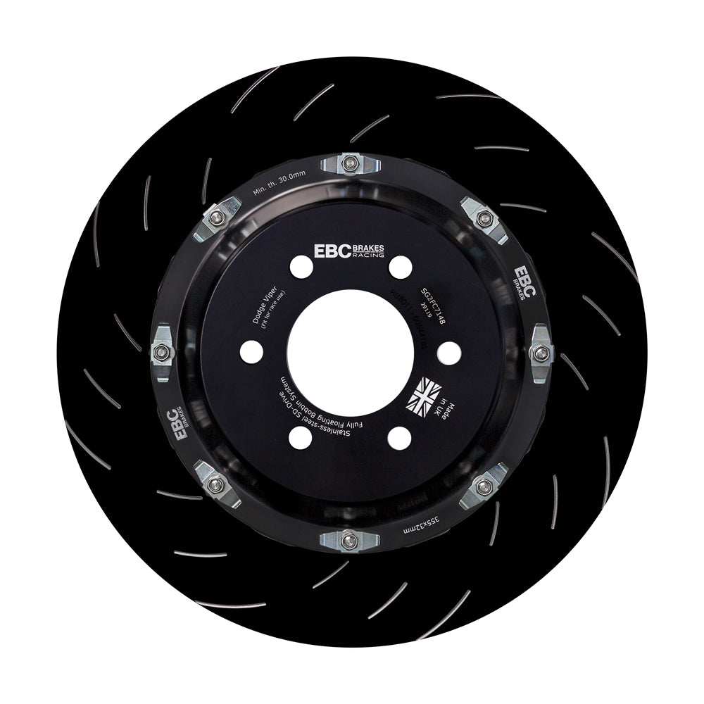 EBC Brakes 355x32mm Rear Racing 2-Piece Floating Brake Discs (Pair) SG2FC7148 - Performance HQ - United Kingdom